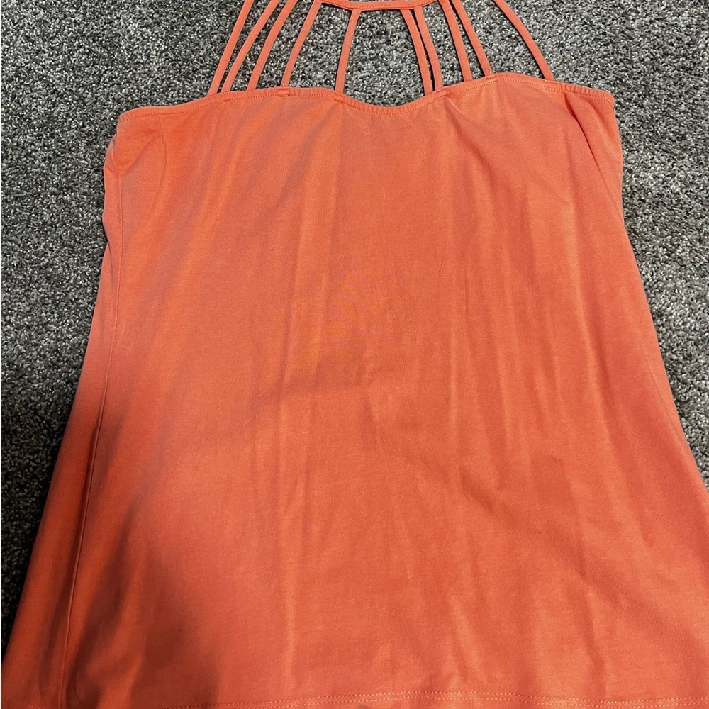 VENUS Peach Sleeveless Top